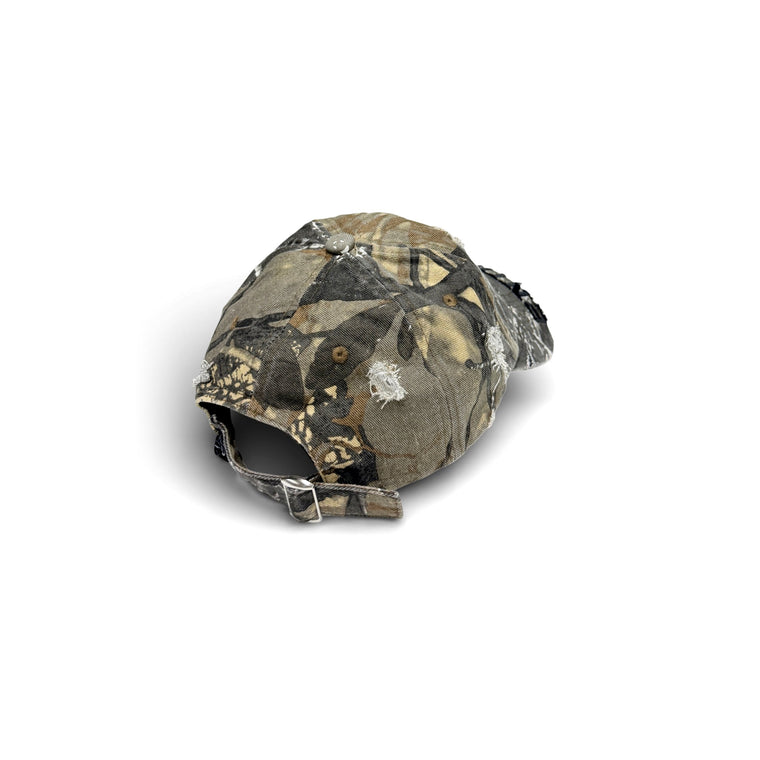 2ND CLOSET “2NDCLT”WASHED DAMAGED CAP-WASHED CAMO
