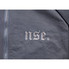 NEUTRAL SOCIETY 2 TONE TRACK JACKET-DARK GREY