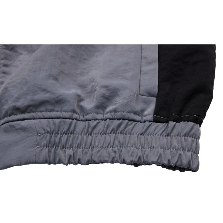 NEUTRAL SOCIETY 2 TONE TRACK JACKET-DARK GREY