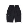 A[S]USL 2 WAYS DETACHABLE MULTI POCKETS PANTS-BLACK