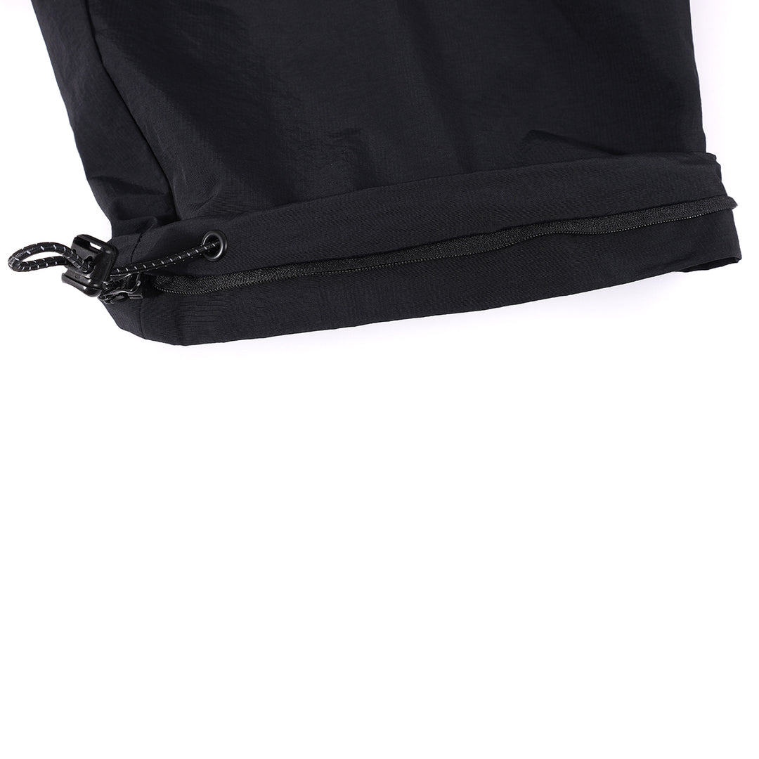 A[S]USL 2 WAYS DETACHABLE MULTI POCKETS PANTS-BLACK