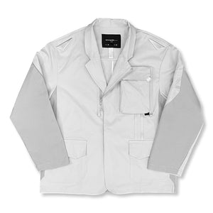 IP-AXIS 3D EMBROIDERED BREATHABLE TAILORED BLAZER-GREY