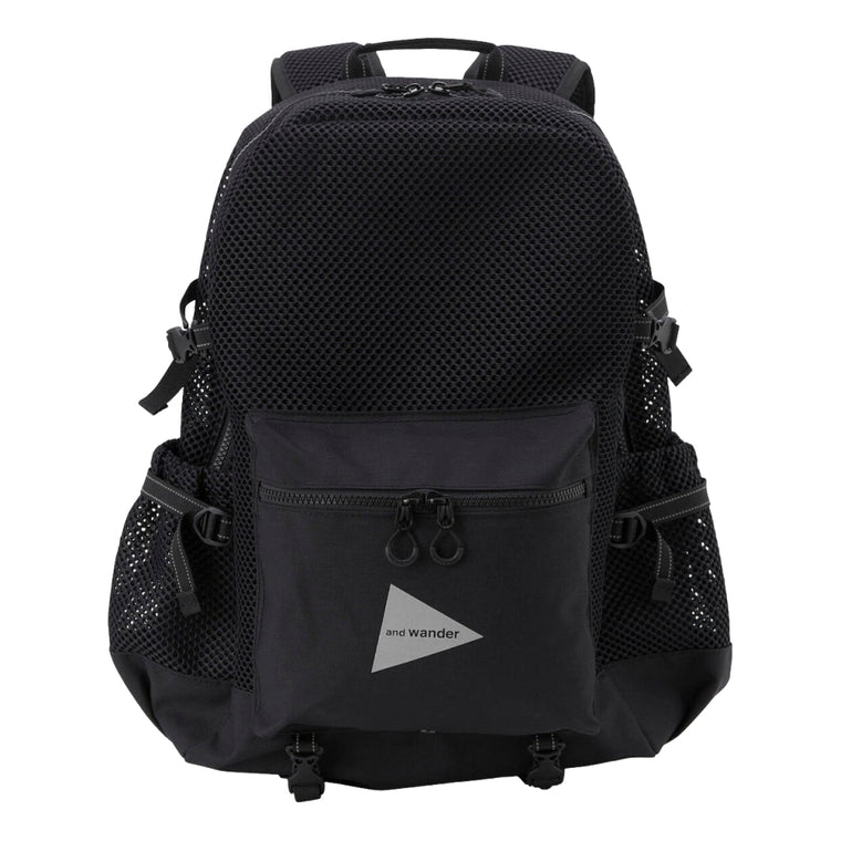AND WANDER 3D MESH BACKPACK-BLACK
