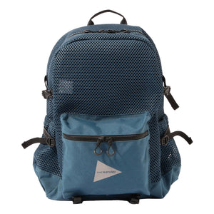 AND WANDER 3D MESH BACKPACK-BLUE