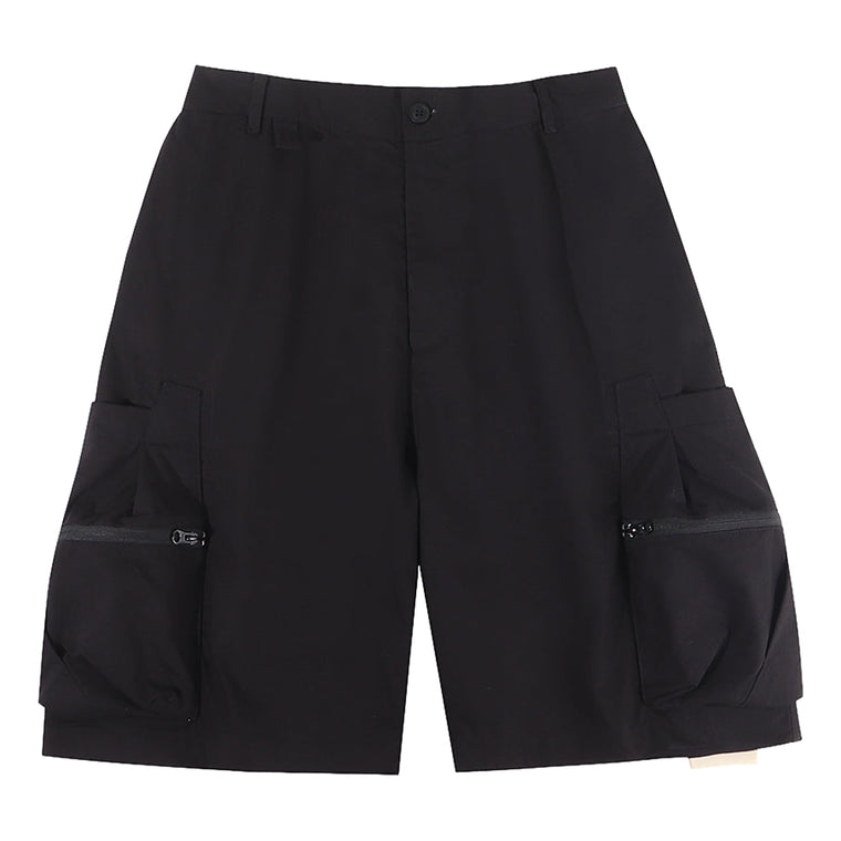 A[S]USL 3D POCKETS RIBSTOP SHORTS-BLACK