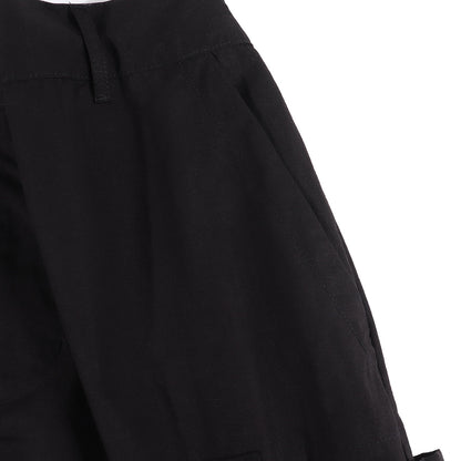 A[S]USL 3D POCKETS RIBSTOP SHORTS-BLACK
