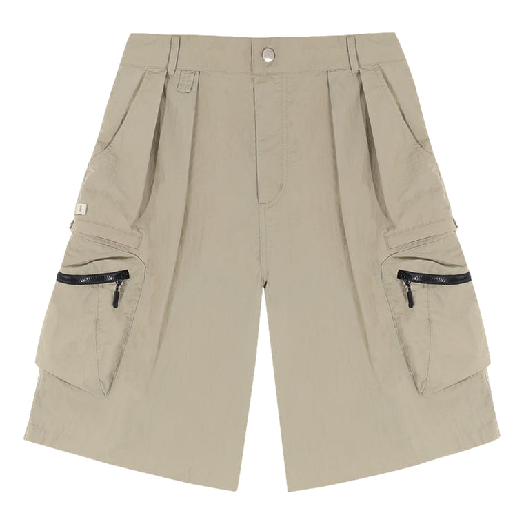 A[S]USL 3D POCKETS WIDE SHORTS-BEIGE