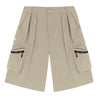 A[S]USL 3D POCKETS WIDE SHORTS-BEIGE