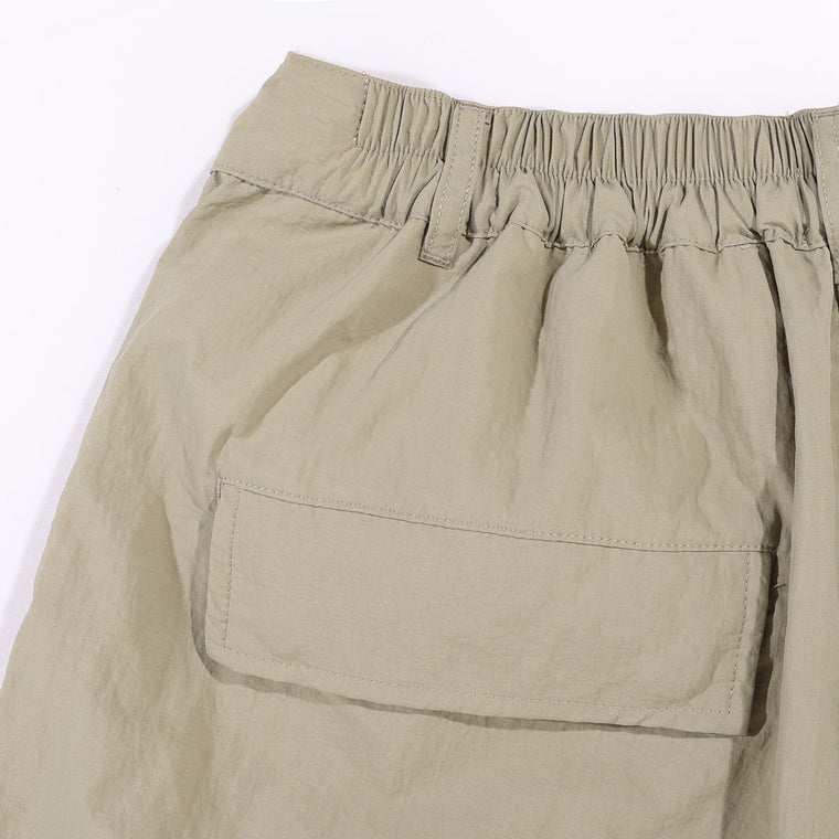 A[S]USL 3D POCKETS WIDE SHORTS-BEIGE