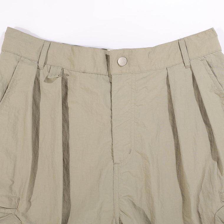 A[S]USL 3D POCKETS WIDE SHORTS-BEIGE