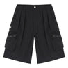 A[S]USL 3D POCKETS WIDE SHORTS-BLACK