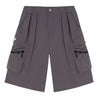 A[S]USL 3D POCKETS WIDE SHORTS-CHARCOAL