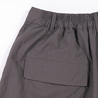 A[S]USL 3D POCKETS WIDE SHORTS-CHARCOAL