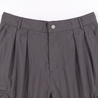 A[S]USL 3D POCKETS WIDE SHORTS-CHARCOAL