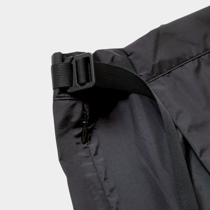 MEANSWHILE 3 LAYER WRAP SKIRT-BLACK