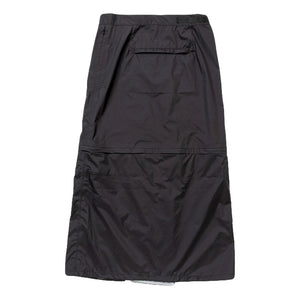 MEANSWHILE 3 LAYER WRAP SKIRT-BLACK