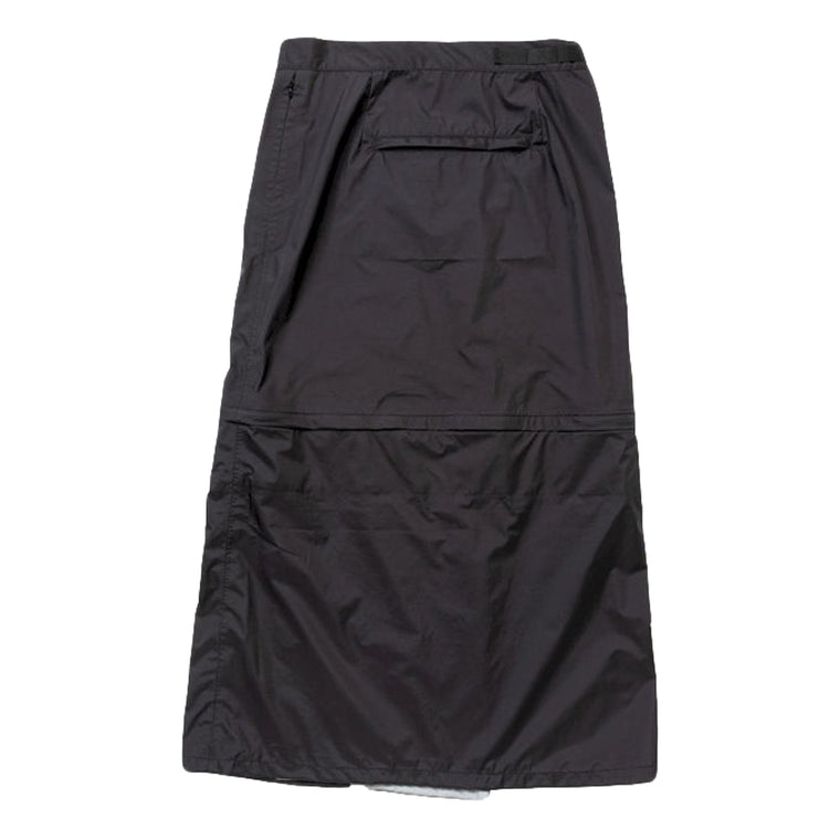 MEANSWHILE 3 LAYER WRAP SKIRT-BLACK