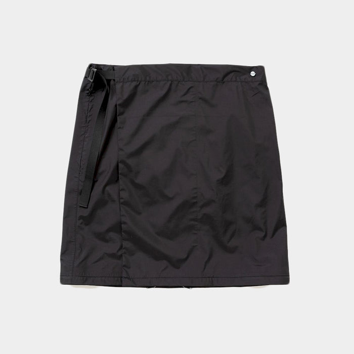 MEANSWHILE 3 LAYER WRAP SKIRT-BLACK