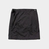 MEANSWHILE 3 LAYER WRAP SKIRT-BLACK