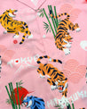 2ND CLOSET TIGERS HARAJUKU PRINTED SUMMER SHIRT-PINK