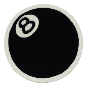 STUSSY 8 BALL RUG-BLACK