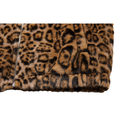 NEUTRAL SOCIETY LEOPARD REVERSIBLE JACKET-BLACK LEOPARD