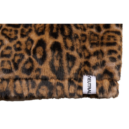 NEUTRAL SOCIETY LEOPARD REVERSIBLE JACKET-BLACK LEOPARD