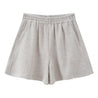 ESPRIT A-LINE FLEECE SHORTS-BEIGE
