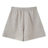 ESPRIT A-LINE FLEECE SHORTS-BEIGE