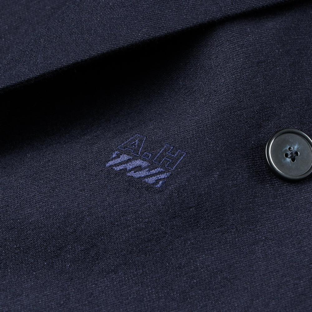 A.H A.H DOUBLE BREASTED JACKET-NAVY