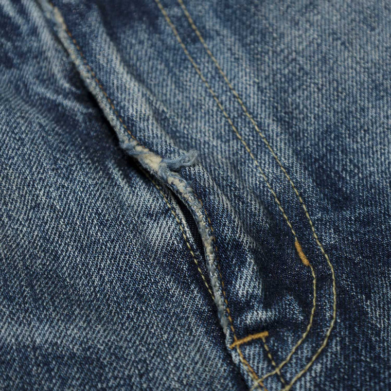 MADNESS AGING DENIM PANTS . M2 REGULAR(MADE IN JAPAN)-INDIGO