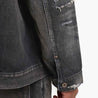 MADNESS AGING TYPE-I DENIM TRUCKER (DAMAGED AND REPAIRED FINISH) (MADE IN JAPAN)-BLACK INDIGO