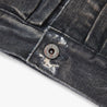 MADNESS AGING TYPE-I DENIM TRUCKER (DAMAGED AND REPAIRED FINISH) (MADE IN JAPAN)-BLACK INDIGO