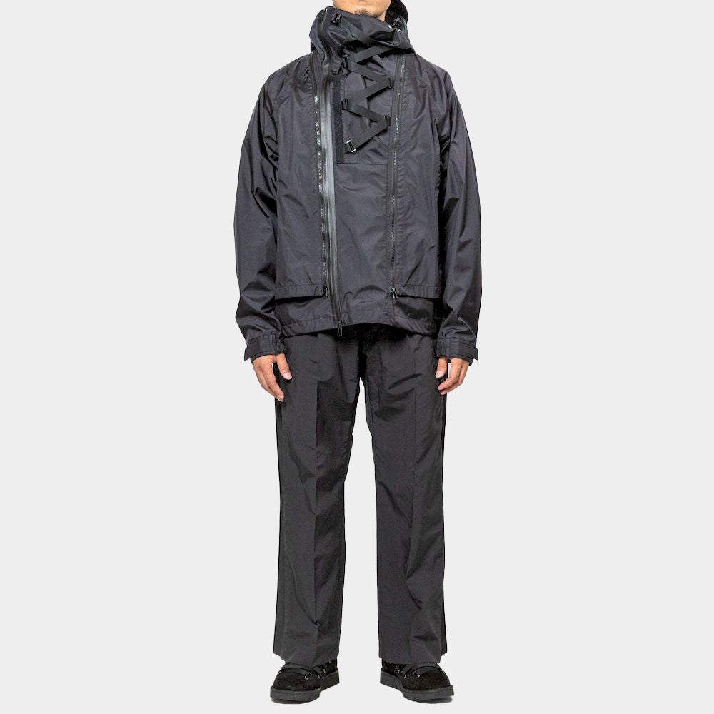 MEANSWHILE AIR CICULATION SYSTEM RAIN JACKET-BLACK
