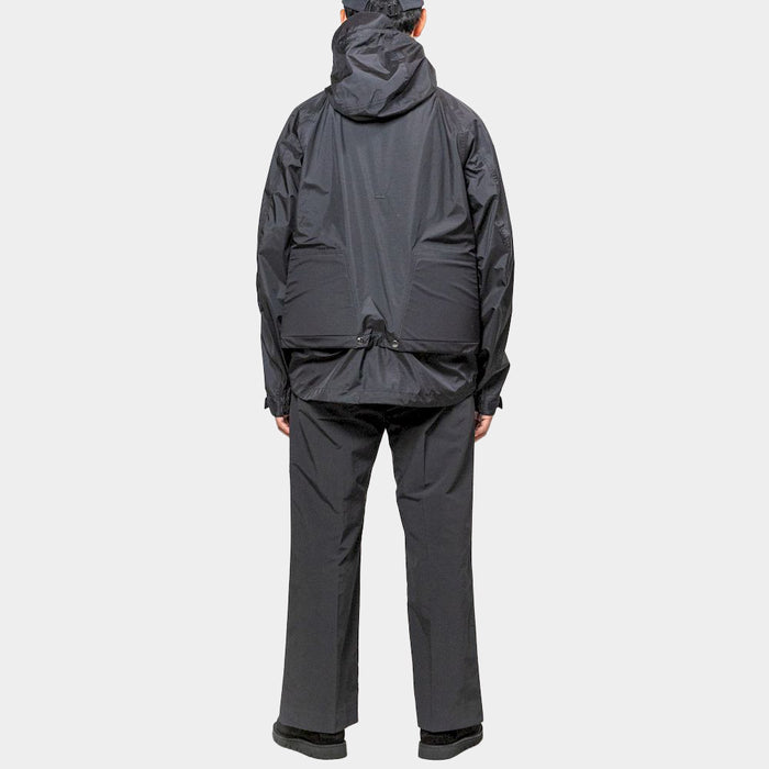 MEANSWHILE AIR CICULATION SYSTEM RAIN JACKET-BLACK