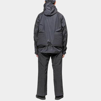MEANSWHILE AIR CICULATION SYSTEM RAIN JACKET-BLACK