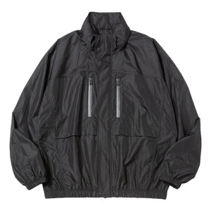 MEANSWHILE AIRY NYLON WIND JACKET-OFF BLACK