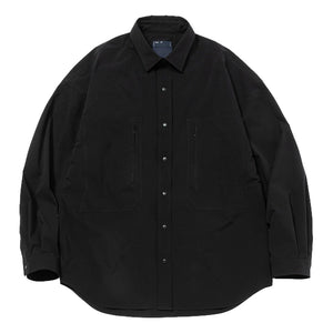 MEANSWHILE ALL-WEATHER STRETCH SHIRT-OFF BLACK