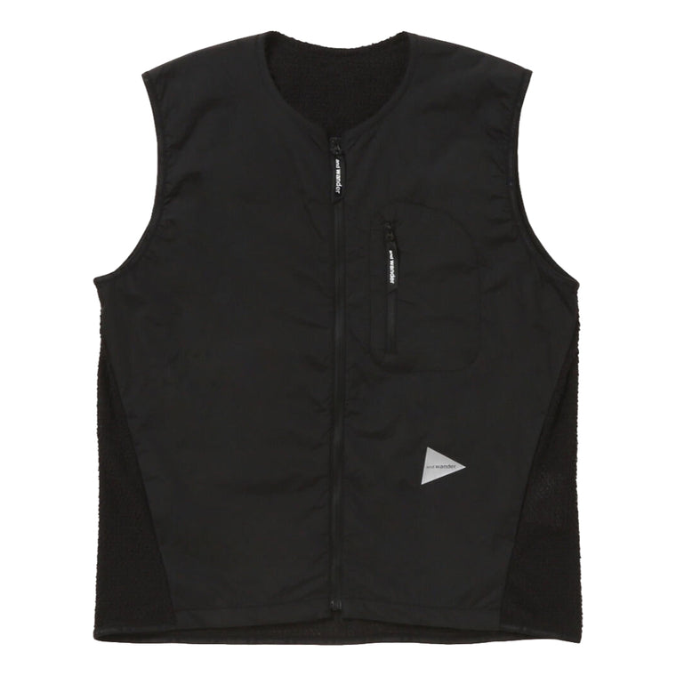 AND WANDER ALPHA DIRECT VEST-BLACK