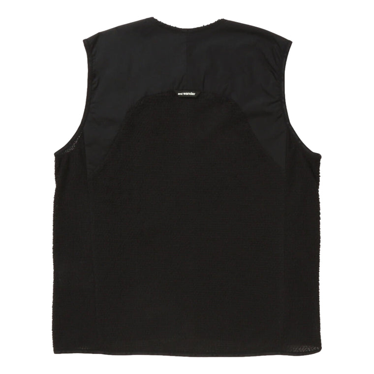 AND WANDER ALPHA DIRECT VEST-BLACK
