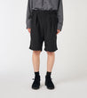Nanamica ALPHADRY DOUBLE PLEAT SHORTS-BLACK