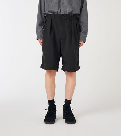 Nanamica ALPHADRY DOUBLE PLEAT SHORTS-NAVY