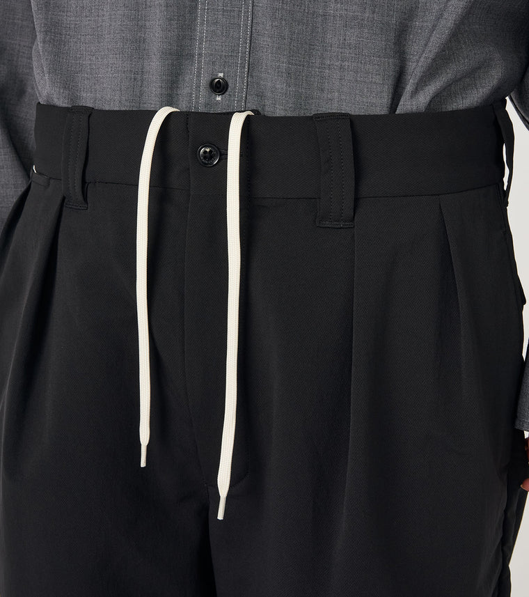 Nanamica ALPHADRY DOUBLE PLEAT SHORTS-NAVY