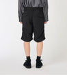 Nanamica ALPHADRY DOUBLE PLEAT SHORTS-BLACK