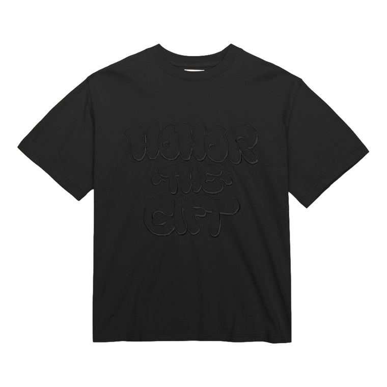 HONOR THE GIFT AMP'D UP TEE-BLACK