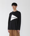 AND WANDER AND WANDER LOGO LS T-BLACK