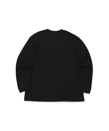 AND WANDER AND WANDER LOGO LS T-BLACK