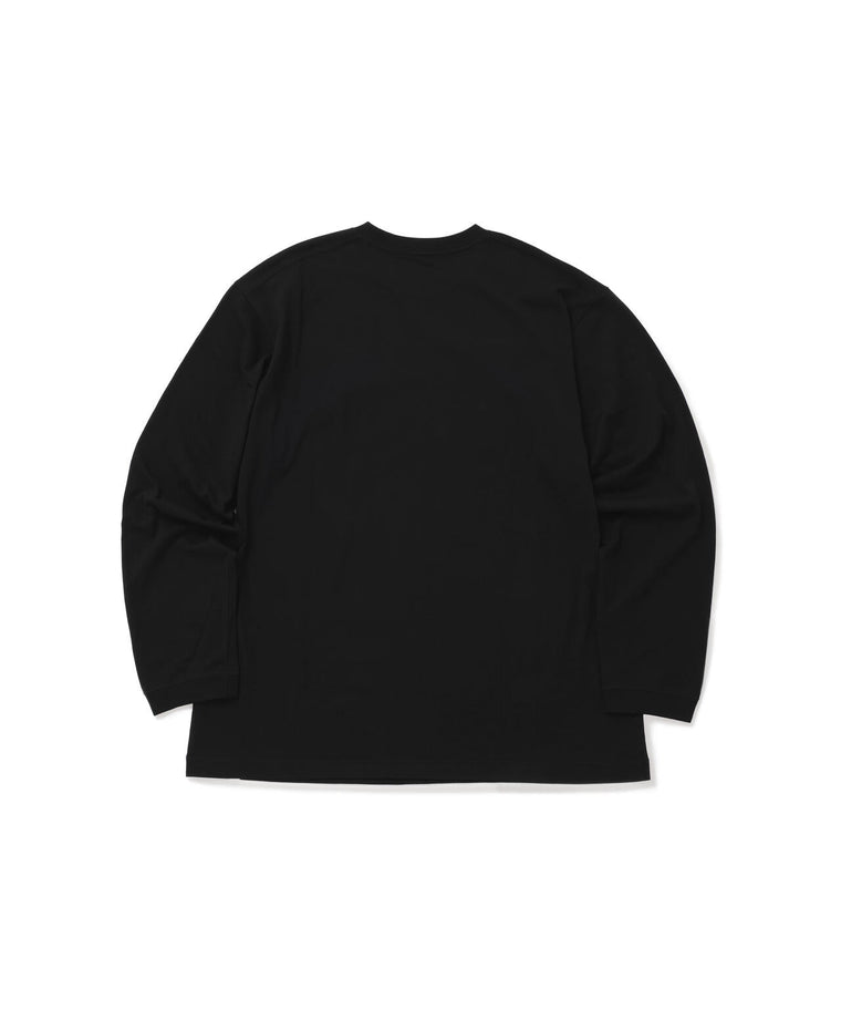 AND WANDER AND WANDER LOGO LS T-BLACK