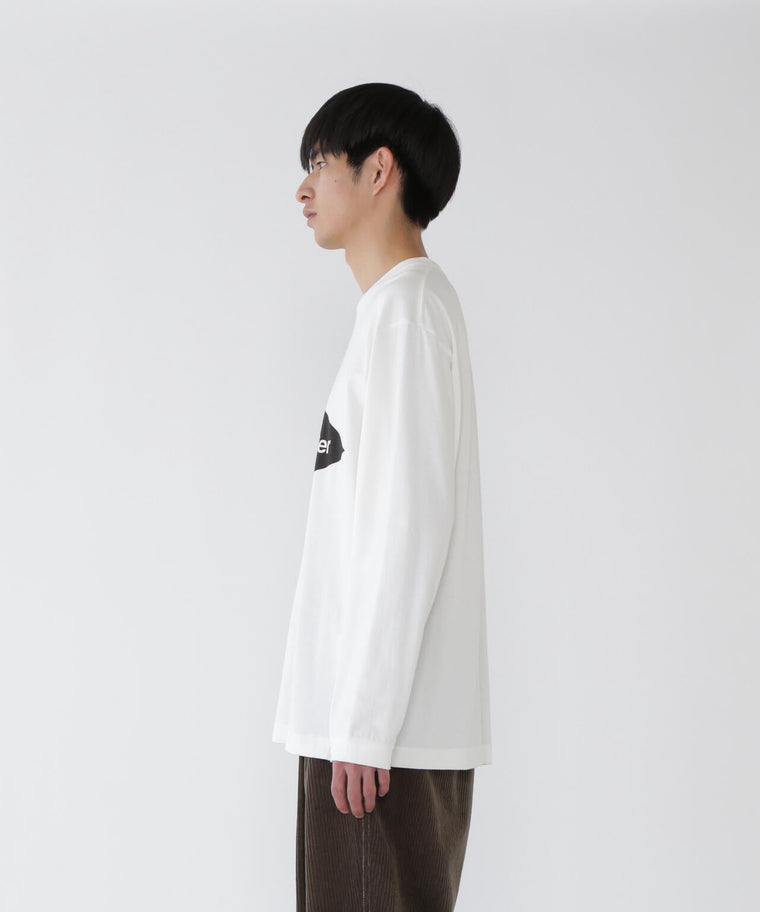 AND WANDER AND WANDER LOGO LS T-WHITE