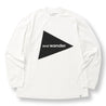 AND WANDER AND WANDER LOGO LS T-WHITE